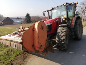 Massey Ferguson 5710 Dyna 4 & Mulczer