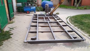 Piaskowanie przyczepy