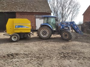 Prasa New Holland 6090&  New Holland TD5105