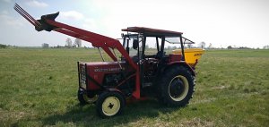 Ursus C-360 i rozsiewacz Strumyk