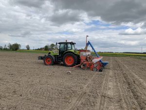 Claas Arion 410 & Gaspardo Maga