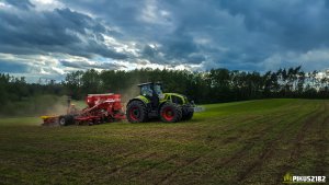 Claas Axion 950 & Czajkowski ST600