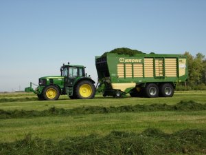John Deere 6630 i Krone MX 370GD