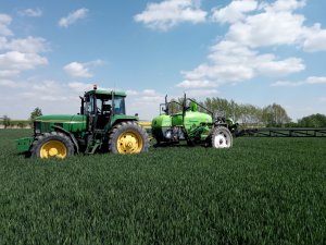 John deere 7800 & Tecnoma Galaxy 3000 