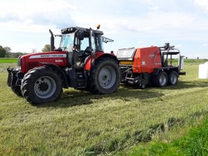 Massey Ferguson 6480 + Kuhn FBP2135