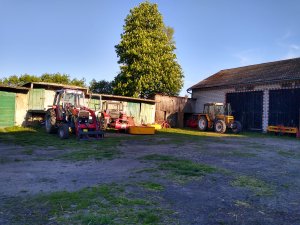 Massey Ferguson 675 + Renault 95.14 + C-360