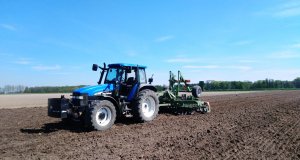 New Holland TM130 + Amazone Catros 4002 2ts