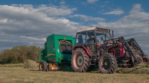 Zetor 7245 +  John Deere 582