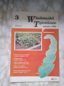 Wiadomości Tytoniowe wyd.3 rok 1992