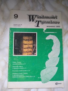 Wiadomości Tytoniowe wyd.9 rok 1993 wrzesień