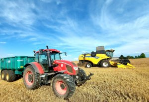 New Holland CX 5.80 Zetor Forterra 150 HD & Camara