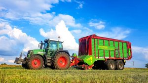 Fendt 414 vario & Strautmann 