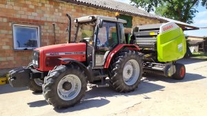 Massey Ferguson 4255 & Claas Variant 360