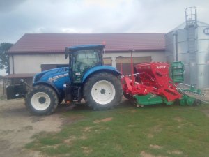 New Holland T6.180 + Agro-Masz SN300T