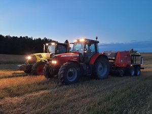 Massey Ferguson 6480 & Claas Arion  610