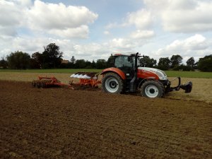 Steyr 6125 Profi & Kuhn Multimaster 113 4ET