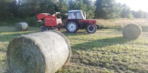 Zetor 7745 +prasa Ursus Z543A