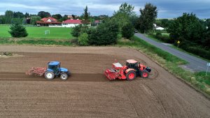 Kverneland Accord i Kubota M7152 Premium Kvt - siew rzepaku