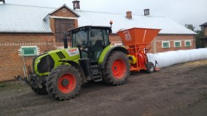 Claas Arion + młyn