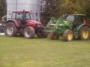 Case MXM 155 & John Deere 5100M