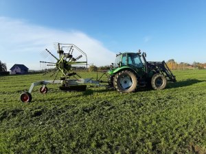 Claas Liner 660 & Deutz Fahr Agrotron 4.70s