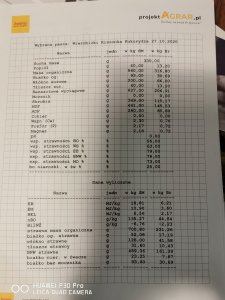 Parametry kukurydzy 