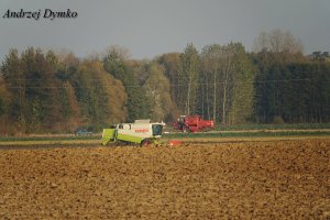 Claas Lexion 420 & Bizon Rekord Z058