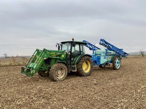 John Deere 5085M + Berthoud Racer 25