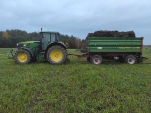 John Deere 6150M Pronar PT610