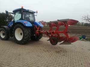 New Holland T6.125S + Fraugde