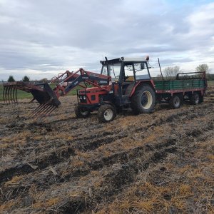 Zetor 7211 + Czarna białostocka. 