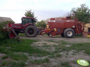 Case Magnum 7110 + Hesston 4800