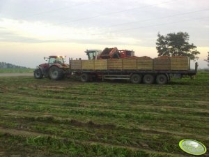 Case Puma 180 + Przyczepa oraz Dewulf ZKIIS