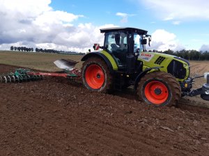Claas Arion 630 CMATIC + KV Ed 100 5 skib z Pacomat