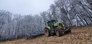 Claas Axion 850 & Lemken Heliodor 6m