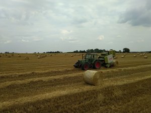 Fendt 612LSA i Claas Variant 180
