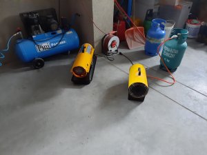 Nagrzewnice ON 20 kW + LPG 20 kw