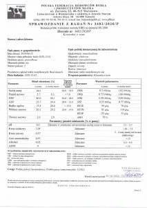 Wyniki analizy sianokiszonki