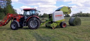 Zetor Proxima 85 i Claas rollant 250 rc