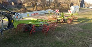 Zgrabiarka Claas linder 650 twin