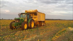 John Deere 6534 & Fliegl ASW  Gigant 271