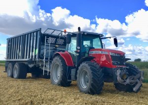 Massey Ferguson 7718 S & Fliegl ASW