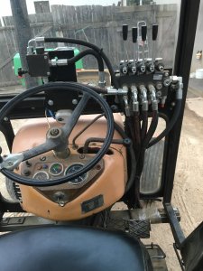 Ursus C-360 3p - sterowanie zewnętrzną hydrauliką