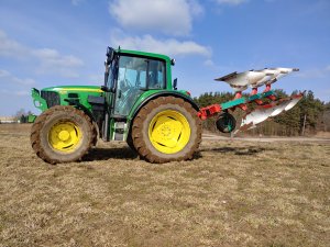 John deere 6230 + Agromasz PO3