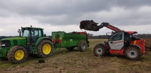 Manitou 737, JD 6820 & Pronar 10