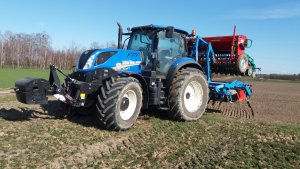 New Holland T7 165s + Zestaw uprawowo-siewny