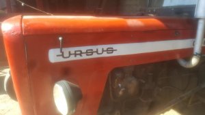 Ursus C-4011/360 napisy robione szablonami magnetycznymi