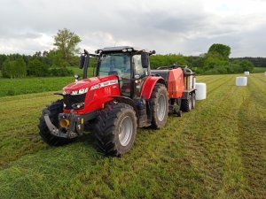 Massey Ferguson 7715S + Kuhn FBP2135