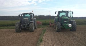 Valtra N114 i John deere 6930 premium 