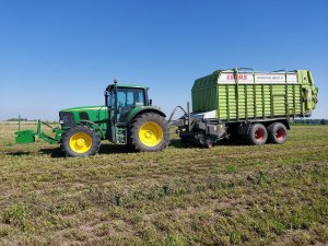 John deer 6920 & claas quantum 5500s 